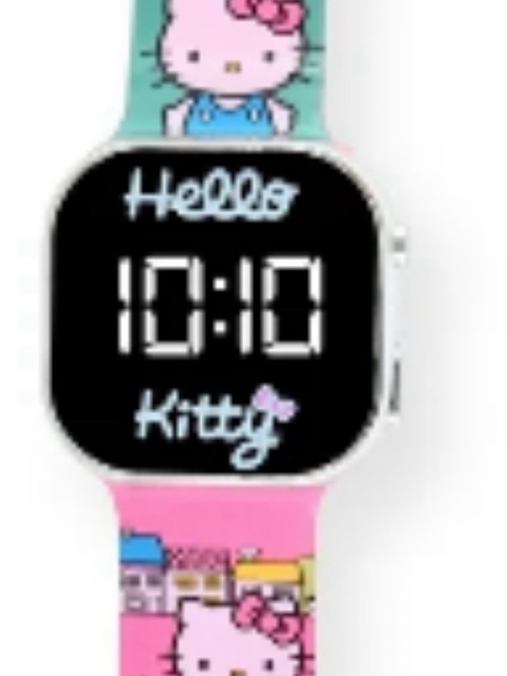 Hello Kitty Pink & Teal Digital Kids Watch